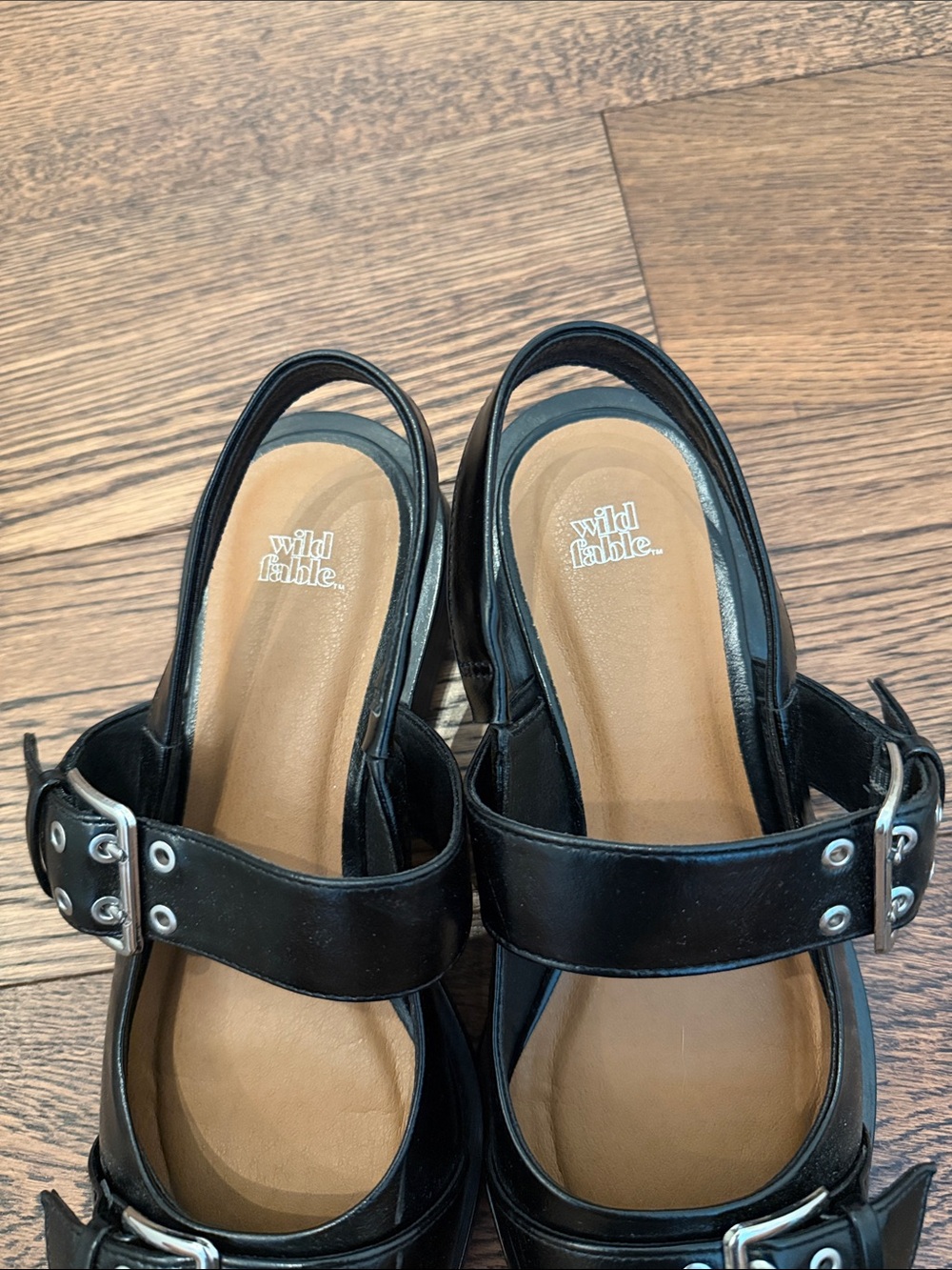 Sling back flats with buckles - Picture 3 of 5